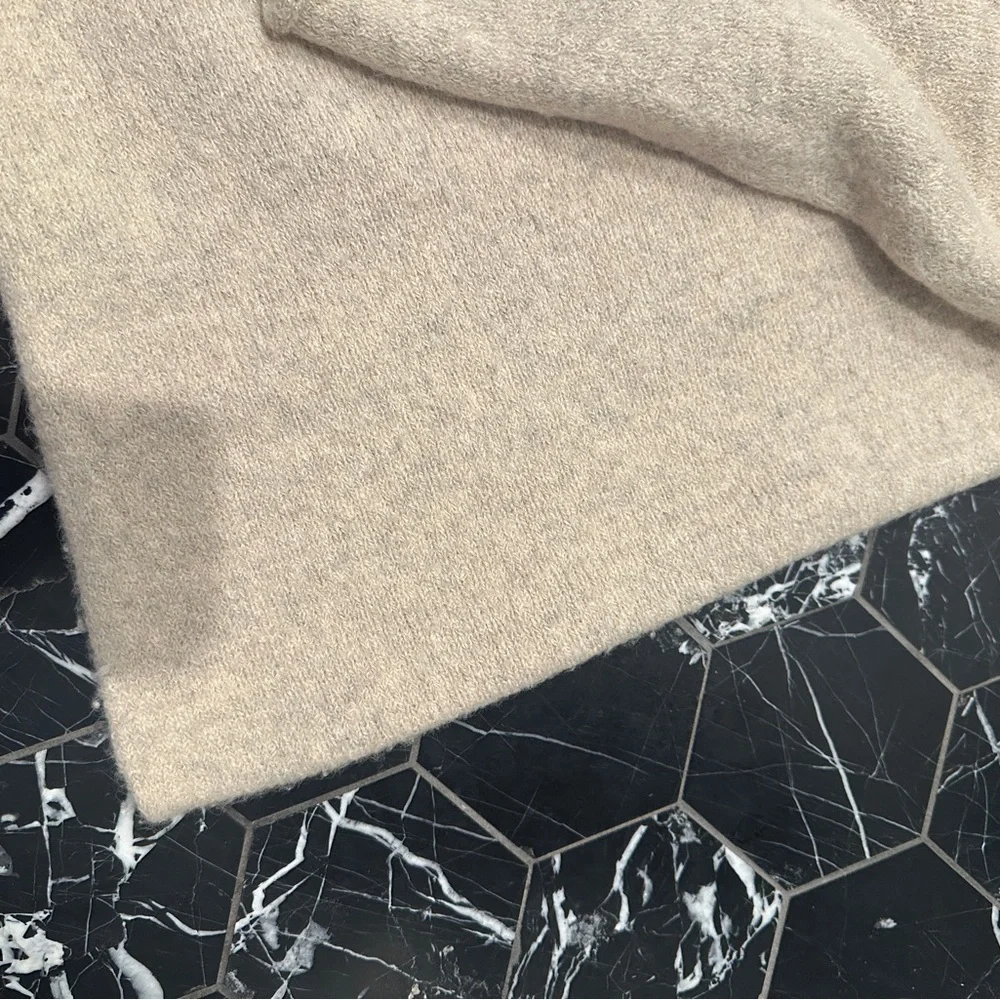 Lauren Manoogian Ecru Alpaca Turtleneck Sweater - Picture 8 of 9